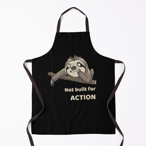 Item preview, Not Built For ACTION | Funny Lazy Sloth  designed and sold by FMproject.