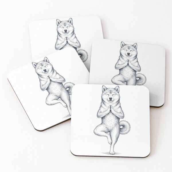 Item preview, Vintage Shiba Inu Yoga Tree Pose Dog Mom Lover designed and sold by TerryConnells.