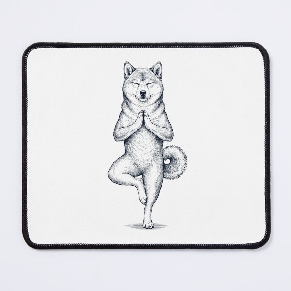 Item preview, Vintage Shiba Inu Yoga Tree Pose Dog Mom Lover designed and sold by TerryConnells.