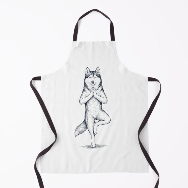 Item preview, Vintage Siberian Husky Yoga Tree Pose Dog Mom Lover designed and sold by TerryConnells.