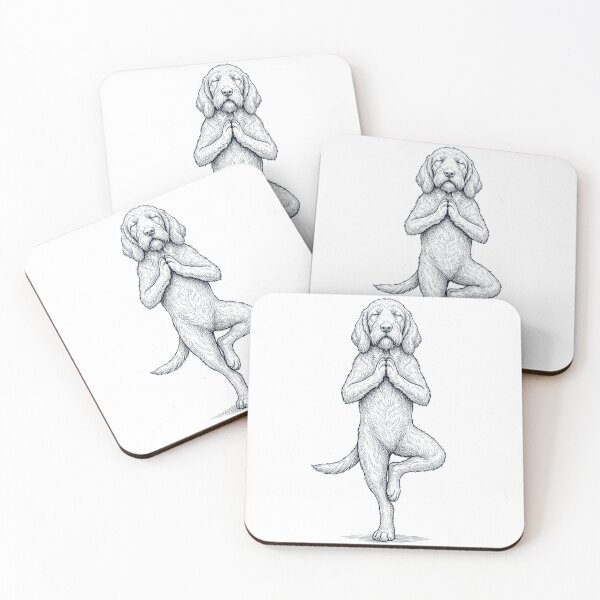 Item preview, Vintage Spinone Italiano Yoga Tree Pose Dog Mom Lover designed and sold by TerryConnells.