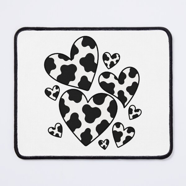 Item preview, Cow Print Hearts Cute Western Aesthetic Design designed and sold by NaphDesigns.