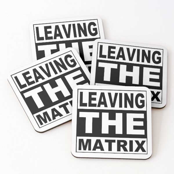 Item preview, Leaving The Matrix; Rat Race; designed and sold by StickerApe.