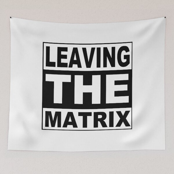 Item preview, Leaving The Matrix; Rat Race; designed and sold by StickerApe.