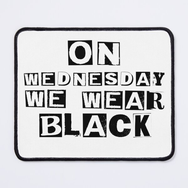 Item preview, Doodle Quote on wednesdays we wear black designed and sold by Izaa-aart.