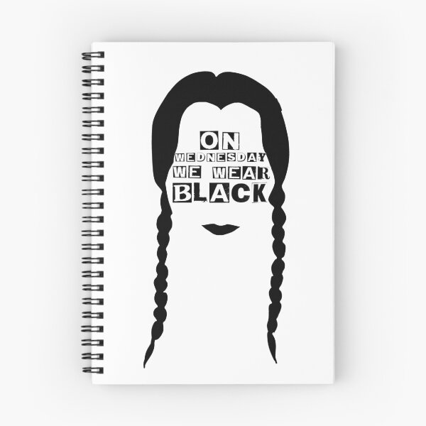 Item preview, Doodle on wednesdays we wear black designed and sold by Izaa-aart.