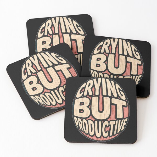 Item preview, Crying But Productive - oval designed and sold by Stefrait-7.