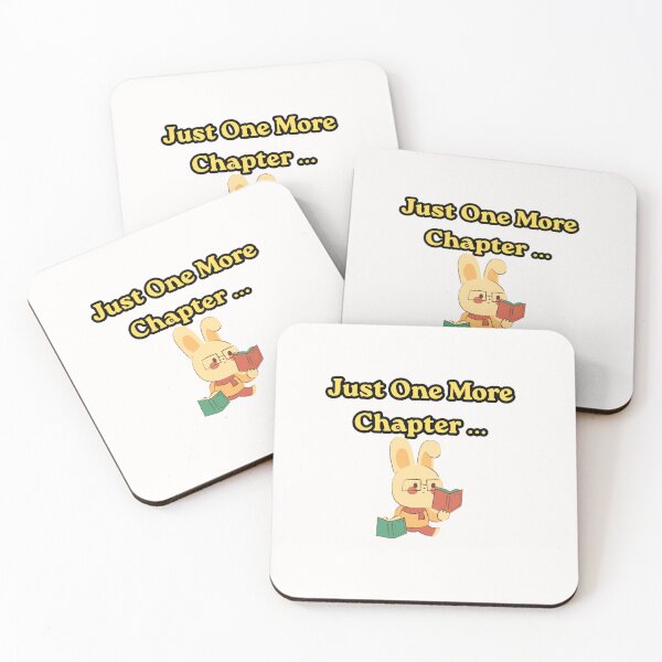 Item preview, Just One More Chapter Cute Reading Bunny Sticker Book Lover designed and sold by KaluxC.