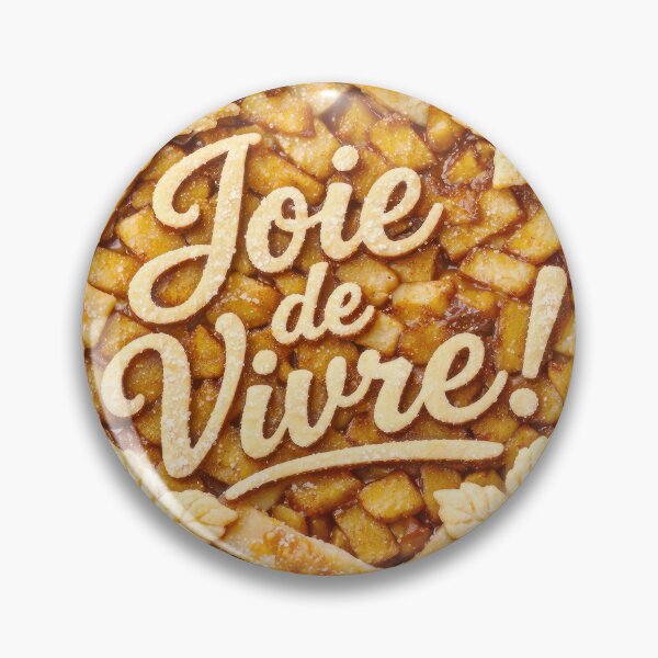Artikelvorschau, Obsttarte auf Blätterteig, personalisiert mit dem französischen Ausdruck „Joie de vivre“! entworfen und verkauft von Alan-David.
