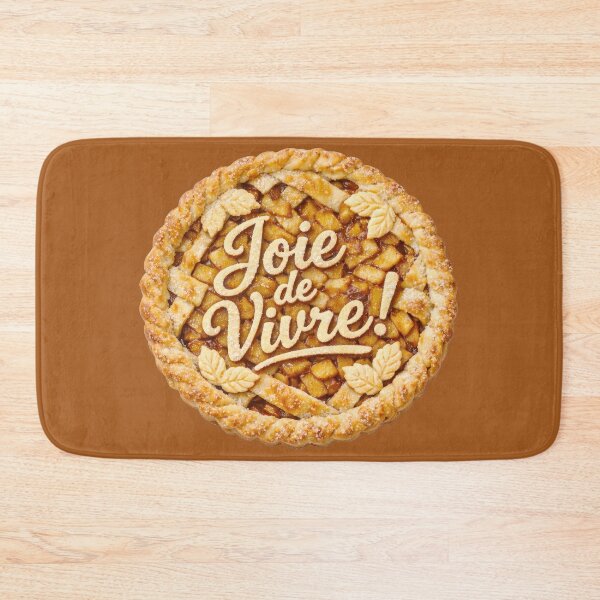 Item preview, Fruit tart on puff pastry, personalized with the French expression "Joie de vivre"! designed and sold by Alan-David.