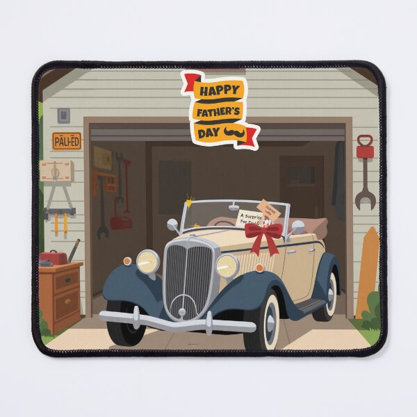 Item preview, Father's Day Garage Surprise designed and sold by unboxedbyJuls.