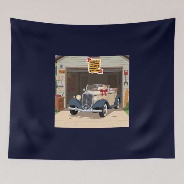 Item preview, Father's Day Garage Surprise designed and sold by unboxedbyJuls.