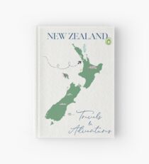 New Zealand-Travel Journal-Personalised Title on Spine Hardcover Journal