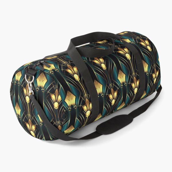 Item preview, Luxurious Art Deco Green-Blue And Golden Pattern designed and sold by DEC02.