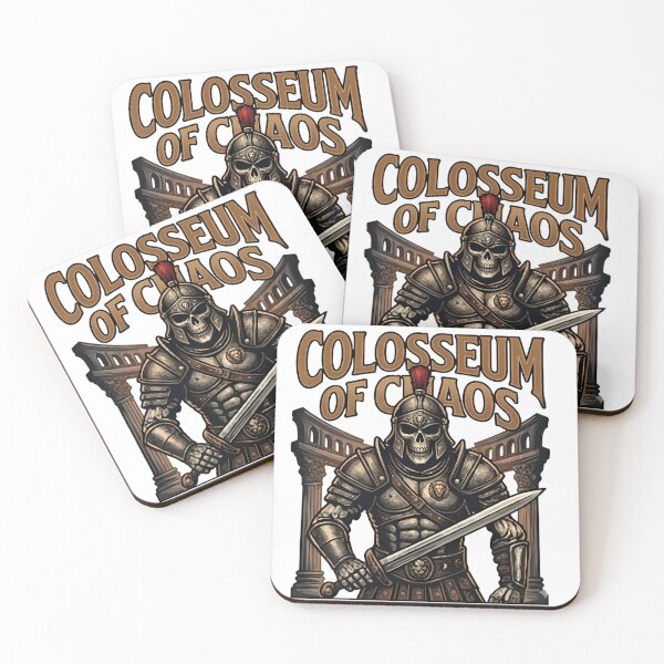 Item preview, Colosseum of Chaos - Undead Gladiator Skull Warrior designed and sold by Stavman Creative Designs.