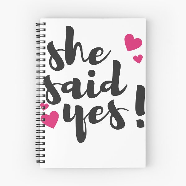 Item preview, She Said Yes! – Cute Engagement Celebration Love Design designed and sold by WinterStorm01.