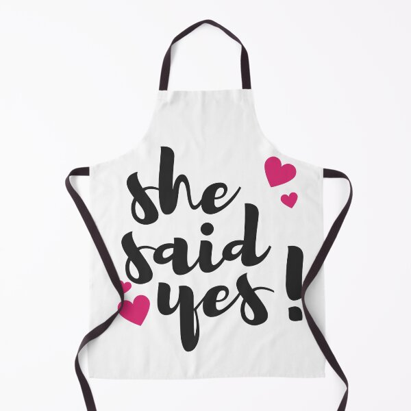 Item preview, She Said Yes! – Cute Engagement Celebration Love Design designed and sold by WinterStorm01.