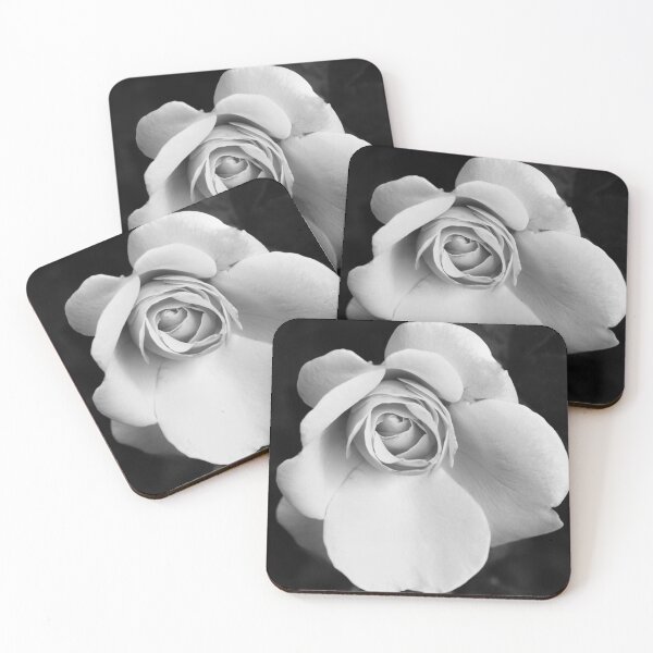 Item preview, Single White Rose Fine Art Photo On Black designed and sold by DEC02.