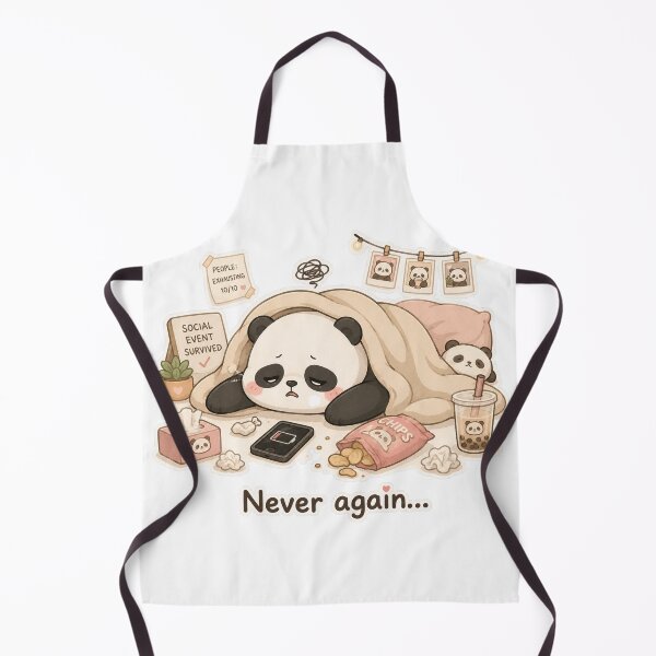 Item preview, Panda Social Recovery Introvert Cute Mood designed and sold by Sadia  Jannat.