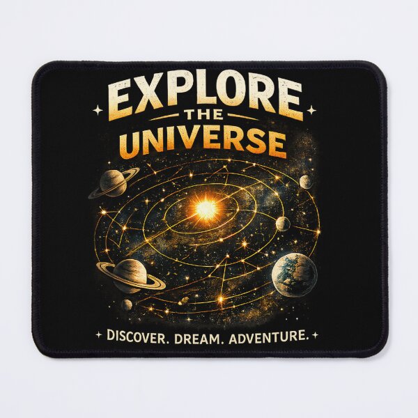 Item preview, Explore The Universe Vintage Space Solar System Astronomy designed and sold by MattyManiac.