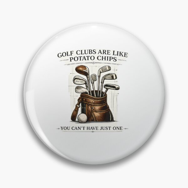 Item preview, Funny Golf Clubs Potato Chips Quote For Dad Golfer designed and sold by chattsuede.
