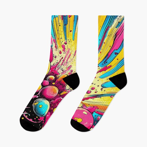 Item preview, Pop Art Comic Book-Style Colorful Abstract Designs designed and sold by DEC02.