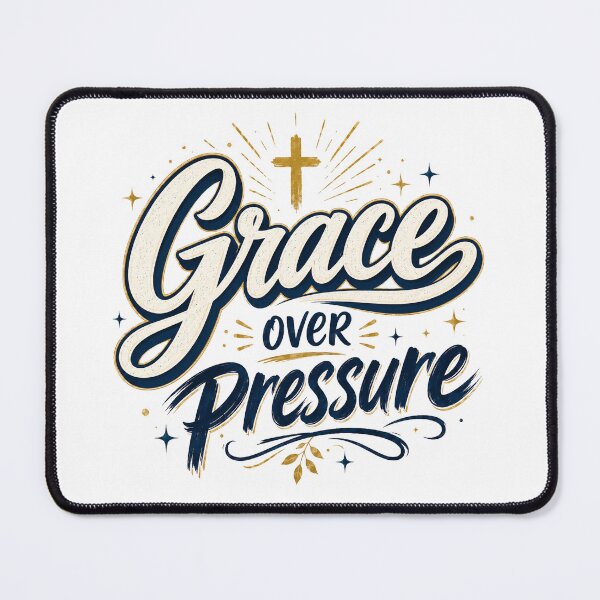 Item preview, Grace Over Pressure Christian Faith Quote designed and sold by NaphDesigns.