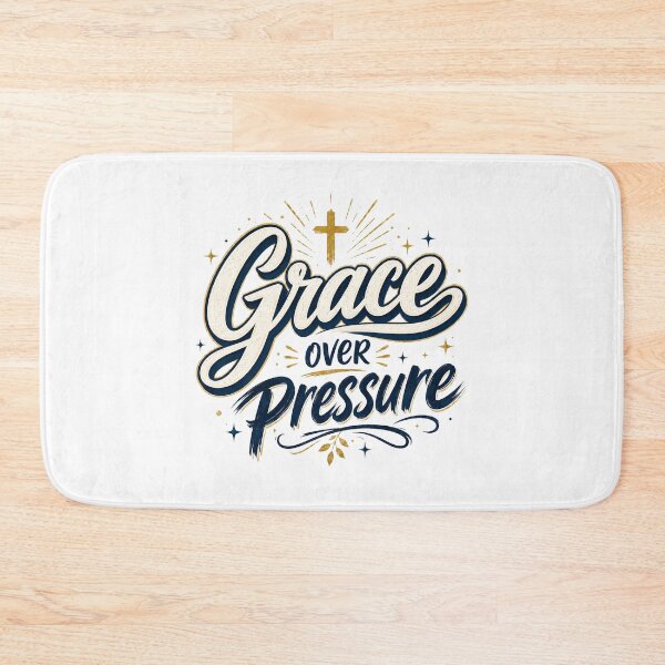 Item preview, Grace Over Pressure Christian Faith Quote designed and sold by NaphDesigns.