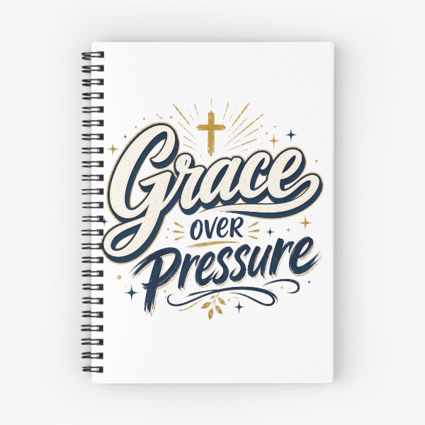 Item preview, Grace Over Pressure Christian Faith Quote designed and sold by NaphDesigns.