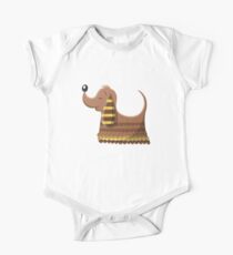Cute dog cartoon illustration One Piece - Short Sleeve