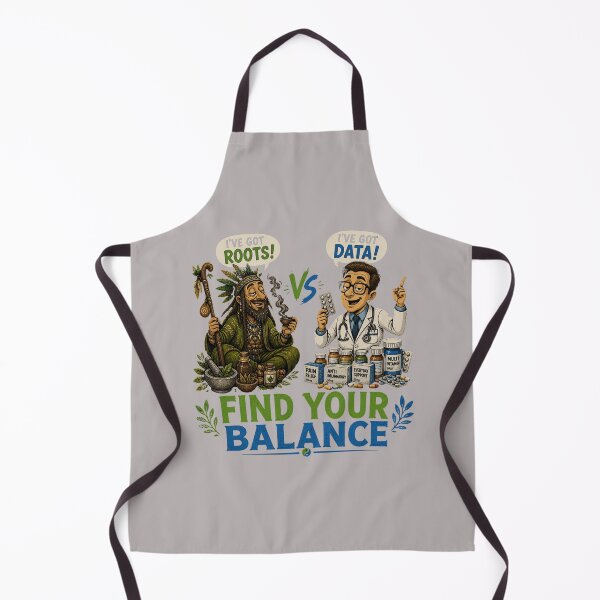 Item preview, Find Your Balance – Funny Shaman vs Doctors Design designed and sold by Aimetoi.