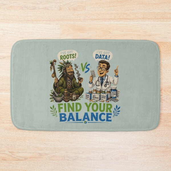 Item preview, Find Your Balance – Funny Shaman vs Doctors Design designed and sold by Aimetoi.
