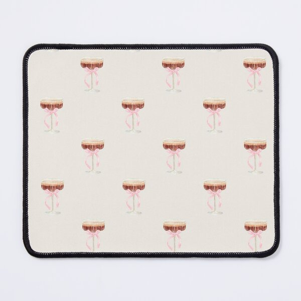 Item preview, Espresso Martini Pink Bow Watercolor Pattern | Coquette Aesthetic Espresso Martini | Pink Ribbon Coffee Cocktail Pattern | Espresso Martini Glass with Pink Bow | Girly Espresso Martini Coffee designed and sold by VivaFy.