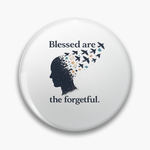 Item preview, Blessed Are The Forgetful Mind Nietzsche Quote designed and sold by chattsuede.