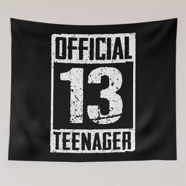 Item preview, Official Teenager Gift 13th Birthday Retro Youth designed and sold by JanetteNWillis.