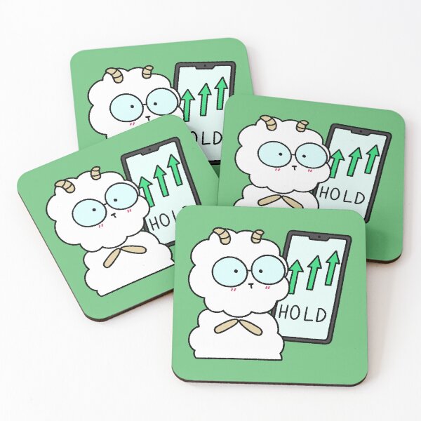 Item preview, Funny Stock Market Sheep | HODL Crypto & Trading Sticker designed and sold by ubborn.