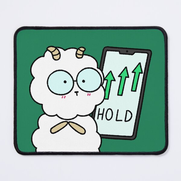Item preview, Funny Stock Market Sheep | HODL Crypto & Trading Sticker designed and sold by ubborn.