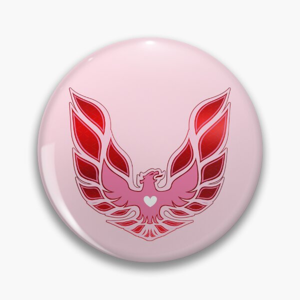 Item preview, Vintage Trans AM Bird,  PINK, Screaming Chicken Hood Decal, Classic American Muscle Cars, Valentines Day gift designed and sold by classic car craze.