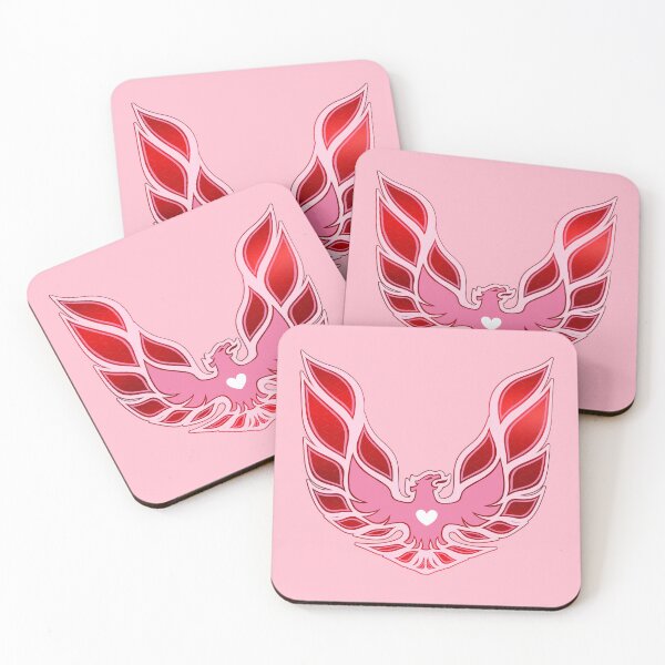 Item preview, Vintage Trans AM Bird,  PINK, Screaming Chicken Hood Decal, Classic American Muscle Cars, Valentines Day gift designed and sold by classic car craze.