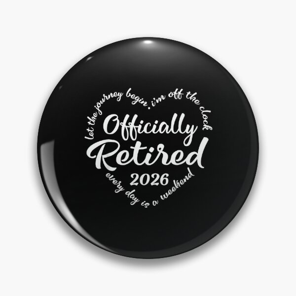 Item preview, Officially Retired 2026 Heart Shirt for Women Retirement designed and sold by JanetteNWillis.