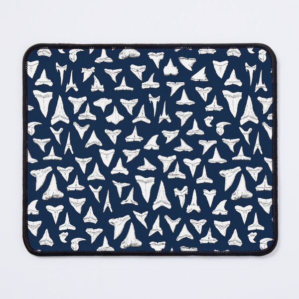 Item preview, SHARK TEETH poster x33-navy blue designed and sold by BEATRIZ ABAITUA.