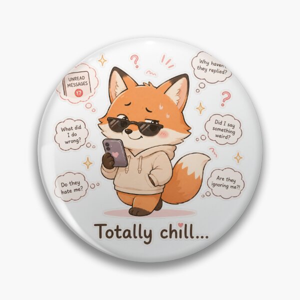 Item preview, Fox Mixed Signals Funny Relationship Mood designed and sold by Sadia  Jannat.