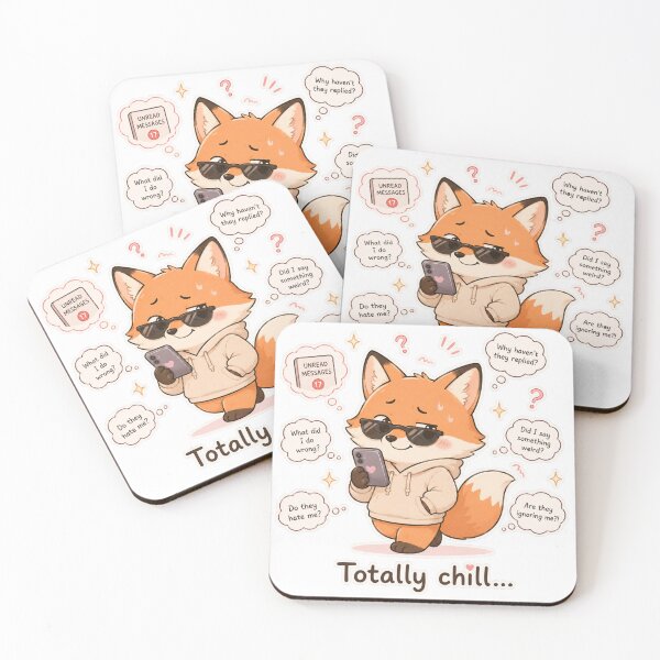 Item preview, Fox Mixed Signals Funny Relationship Mood designed and sold by Sadia  Jannat.