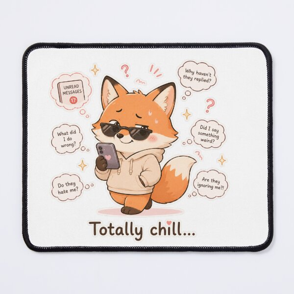 Item preview, Fox Mixed Signals Funny Relationship Mood designed and sold by Sadia  Jannat.