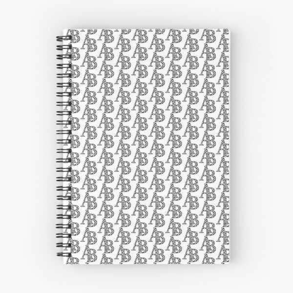 Artikelvorschau, Zebra Print AB Initialen Monogramm Buchstaben Design entworfen und verkauft von NaphDesigns.