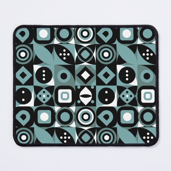 Item preview, Geometric Mesh Green Abstract Forms designed and sold by K Design Store.