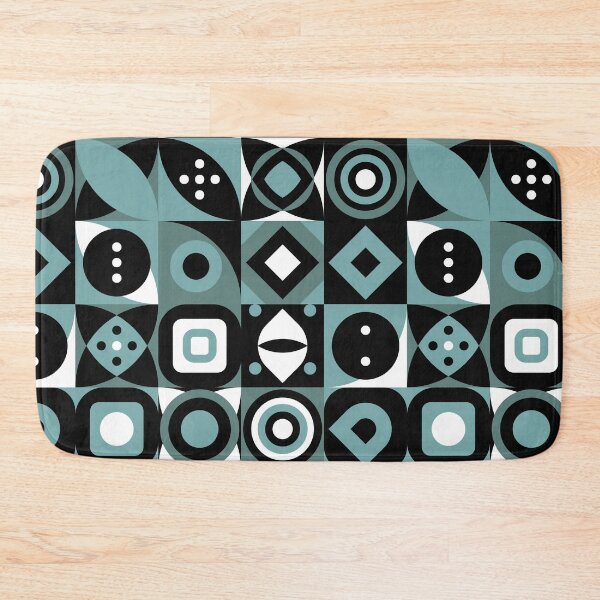 Item preview, Geometric Mesh Green Abstract Forms designed and sold by K Design Store.