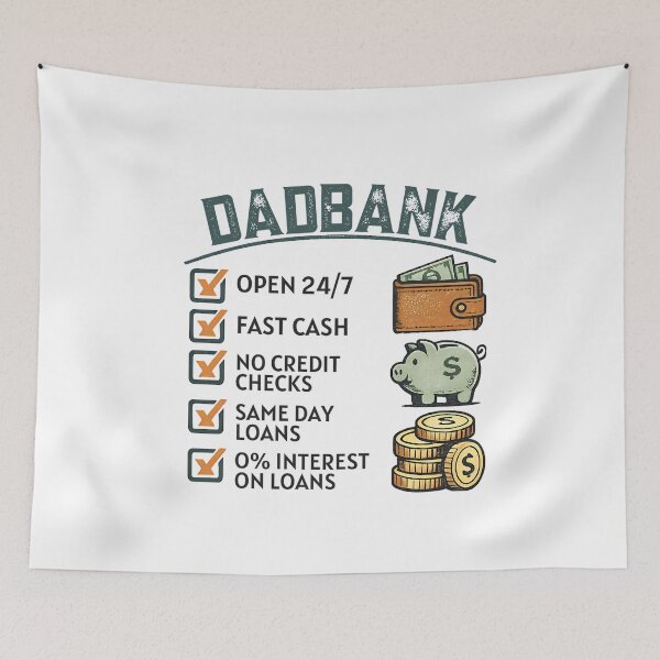 Item preview, Dadbank Open 24/7 Fast Cash No Credit Checks Same Day Loans 0% Interest designed and sold by chattsuede.