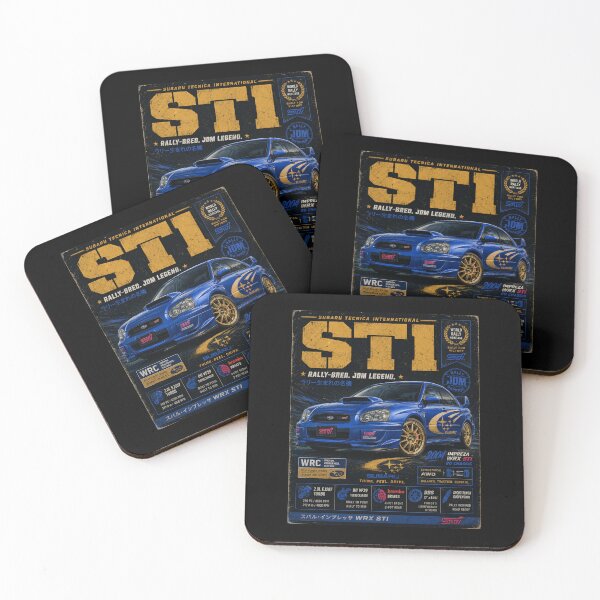 Item preview, 2004 Subaru Impreza WRX STI EJ257 AWD Rally Car JDM Vintage Art designed and sold by TheArtOfCar.