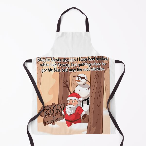Item preview, Santa and Frosty Roll Funny BJJ Christmas Fight designed and sold by RariTeesShop.